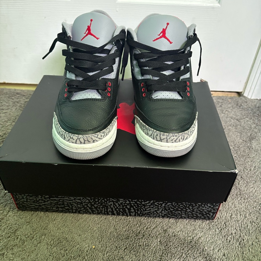 Jordan Black and Gray Sneakers